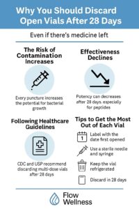 why you should discard GLP-1 and peptide vials as explained by Flow Wellness