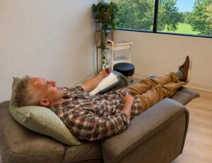 Relaxing IV treatment at Flow Wellness in Bend, OR