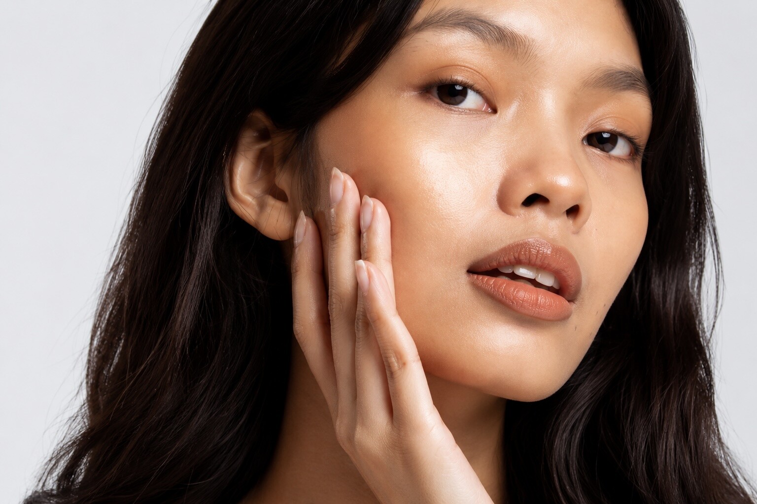 Close-up of healthy skin representing the Beauty injection at Flow Wellness
