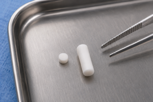 Hormone pellets are placed in a simple office procedure.